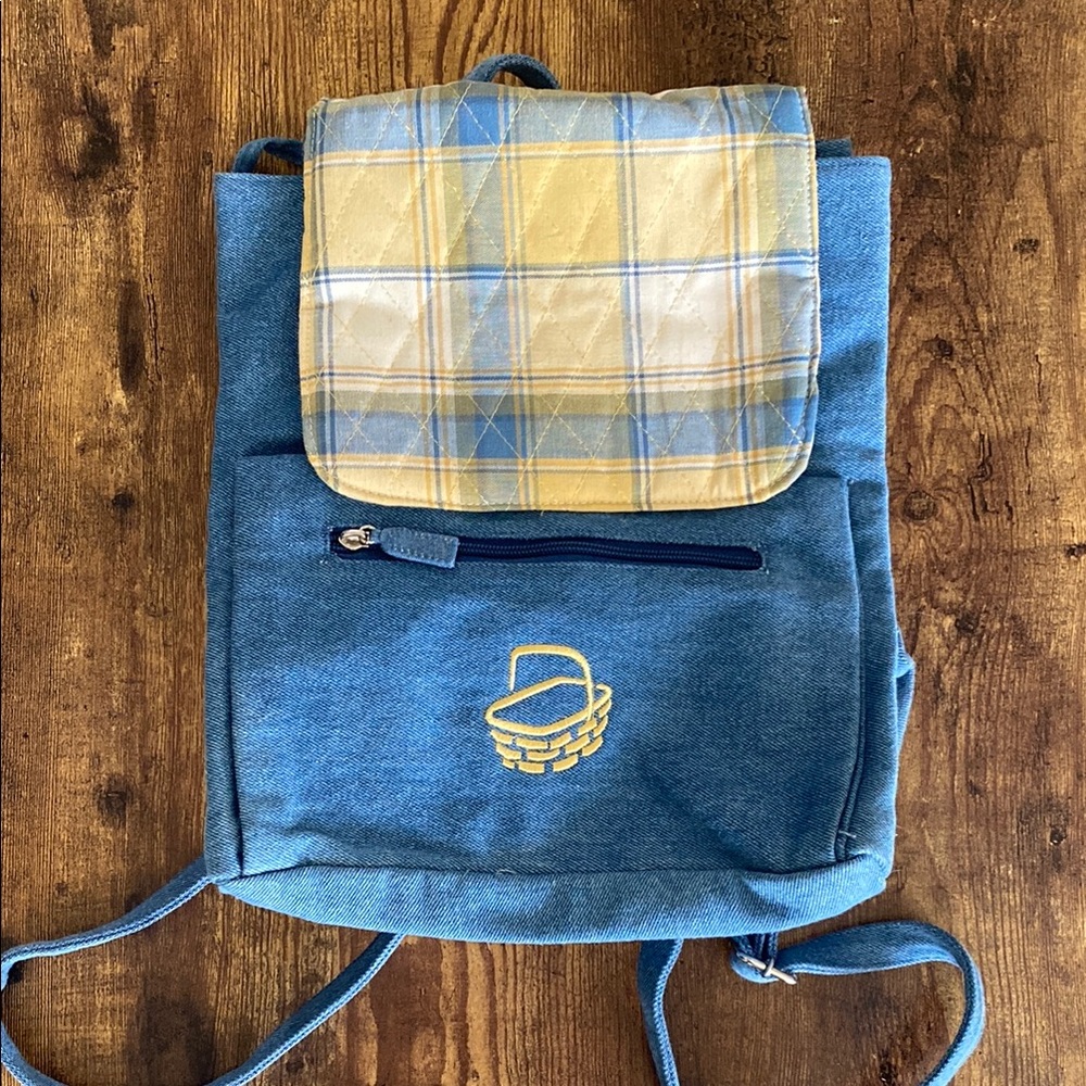 Vintage Longaberger Backpack Purse